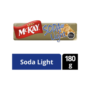 GALLETA SODA LIGHT MCKAY, 180GR