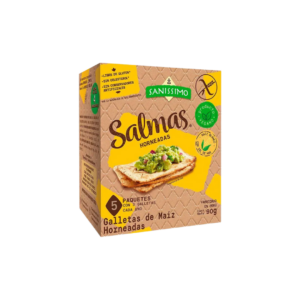 GALLETAS SALMAS SALADAS CRUJIENTES DE MAÍZ 90 G