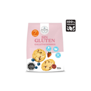 GALLETAS SIN GLUTEN BERRIES ECOVIDA 150 GR.