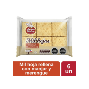 MIL HOJAS TRADICIONAL MANJAR 6 UNID 280G