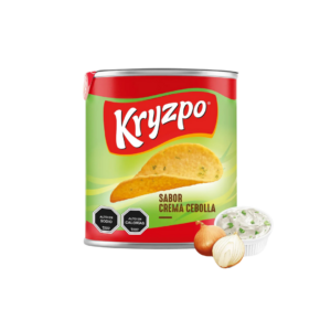 PAPAS FRITAS KRYZPO, CREMA CEBOLLA 37 GR