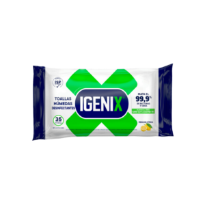 TOALLAS HUMEDAS DESINFECTANTE IGENIX 35UNID