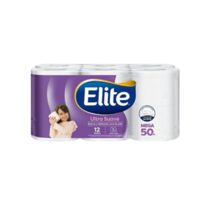 PAPEL HIGENICO ELITE 4 ROLLOS 50M