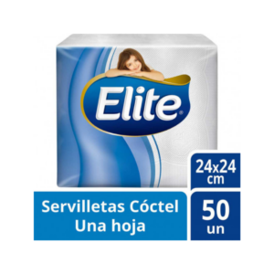 SERVILLETA ELITE COCTEL 24 X 24 CM 50 UNDi