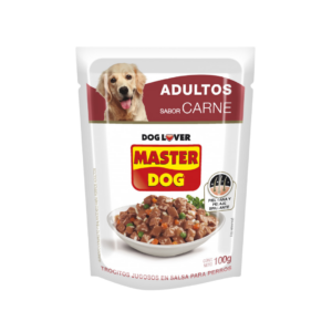 MASTER DOG TROCITOS JUGOSOS CARNE 100G