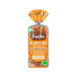 PAN DE MOLDE CALABAZA NUEZ FUCHS 380 GR