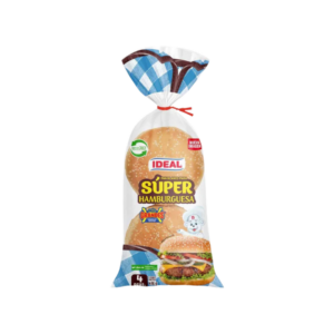 PAN IDEAL HAMBURGUESA XL 4 UNID. 325 GRS.