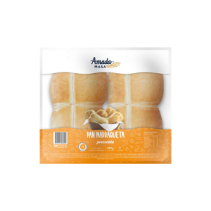 PAN MARRAQUETA AMADA MASA PRECOCIDA 4 UN 800 G