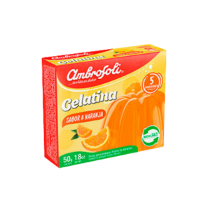 GELATINA EN POLVO NARANJA 50GRS