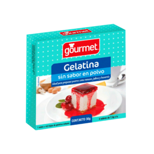 GELATINA SIN SABOR GOURMET 30 GR