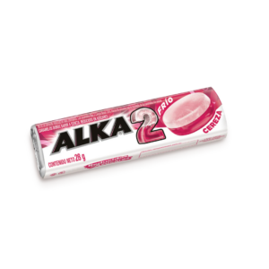 BARRA CARAMELO ALKA 2 FRIO CEREZA 28 GR