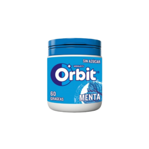 CHICLE ORBIT GRAGEA MENTA SIN AZÚCAR