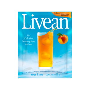 JUGO EN POLVO LIVEAN DURAZNO 8G