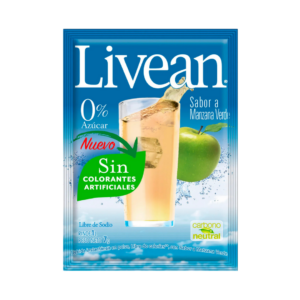 JUGO EN POLVO LIVEAN MANZANA VERDE 7GR