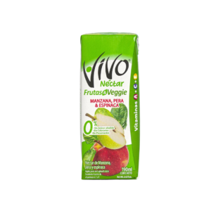 JUGO VIVO VEGGIE MANZANA-PERA-ESPINACA 190ML