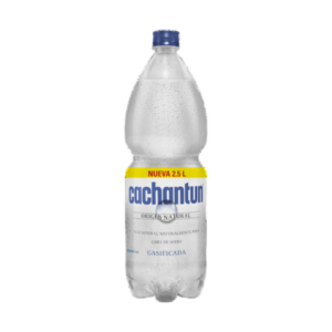 AGUA MINERAL CACHANTUN CON GAS 2.5 LT