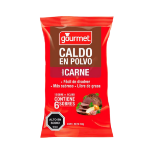 CALDO DE CARNE EN POLVO GOURME , 48GR