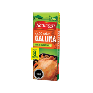 CALDO SABOR GALLINA 8 TABLETAS 88G