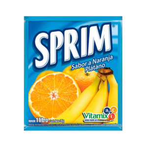 JUGO EN POLVO SPRIM NARANJA-PLATANO 25 GR