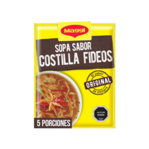 MAGGI SOPA SABOR COSTILLA FIDEOS