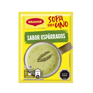 SOPA DE ESPARRAGOS PARA UNO