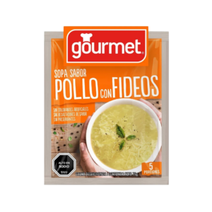 SOPA DE POLLO CON FIDEOS GOURMET SOBRE 70 G