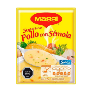SOPA SABOR POLLO SEMOLA MAGGI 68GRS