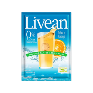 JUGO EN POLVO POLVO LIVEAN NARANJA 8 GR