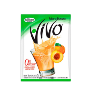 JUGO INSTANTANEO EN POLVO VIVO DURAZNO 7 GR