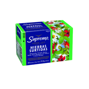 TE SUPREMO HIERBAS SURTIDAS 20BOL.