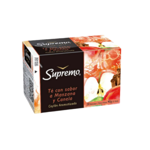 TE SUPREMO MANZANA CANELA - 40GR