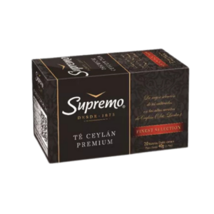 TÉ SUPREMO PREMIUM CEYLON 20 BOLSAS