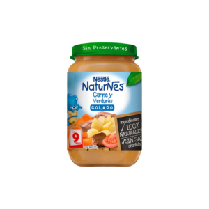 COLADO 9 MESES NATURENES NESTLÉ CARNE Y VERDURAS 215 GR