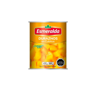 DURAZNO EN CUBITOS 425G ESMERALDA