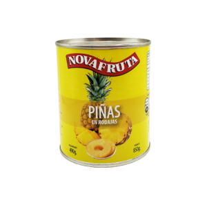 PIÑAS EN RODAJAS NOVAFRUTA 850 GR