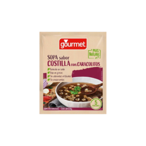 SOPA COSTILLA CARACOLITOS GOURMET