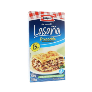 LASAÑA PRECOCIDA 330GRS CAROZZI CAJA
