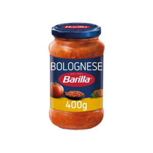 SALSA BOLOÑESA CON BASE DE TOMATE FRASCO 400 G
