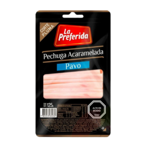JAMON DE PAVO 125GRS LA PREFERIDA