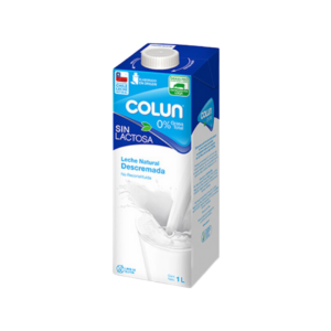 LECHE COLUN DESCREMADA SIN LACTOSA 1LT