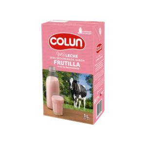LECHE COLUN SEMI DESCREMADA FRUTILLA 1L