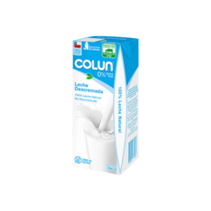 LECHE DESCREMADA 200 ML COLUN