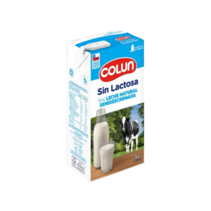 LECHE SEMI DESCREMADA SIN LACTOSA COLUN 1L