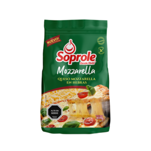 QUESO MOZZARELLA HEBRAS 400GR