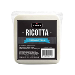 QUESO RICOTTA DUMAN PAQUETE 250G