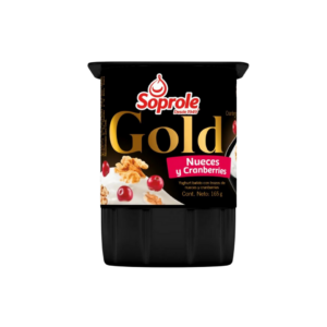 YOGHURT GOLD NUEVES Y CRAMBERRIES SOPROLE 165G