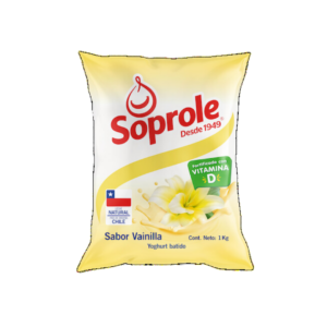 YOGHURT VAINILLA SOPROLE BOLSA 1LT