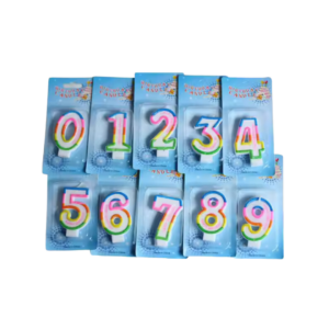 VELAS DE CUMPLEAÑOS NÚMEROS