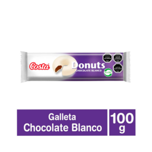 GALLETA DONUTS CHOCOLATE BLANCO 100GRS