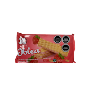 GALLETA OBLEA  FRUTILLA DOS EN UNO 105GRS